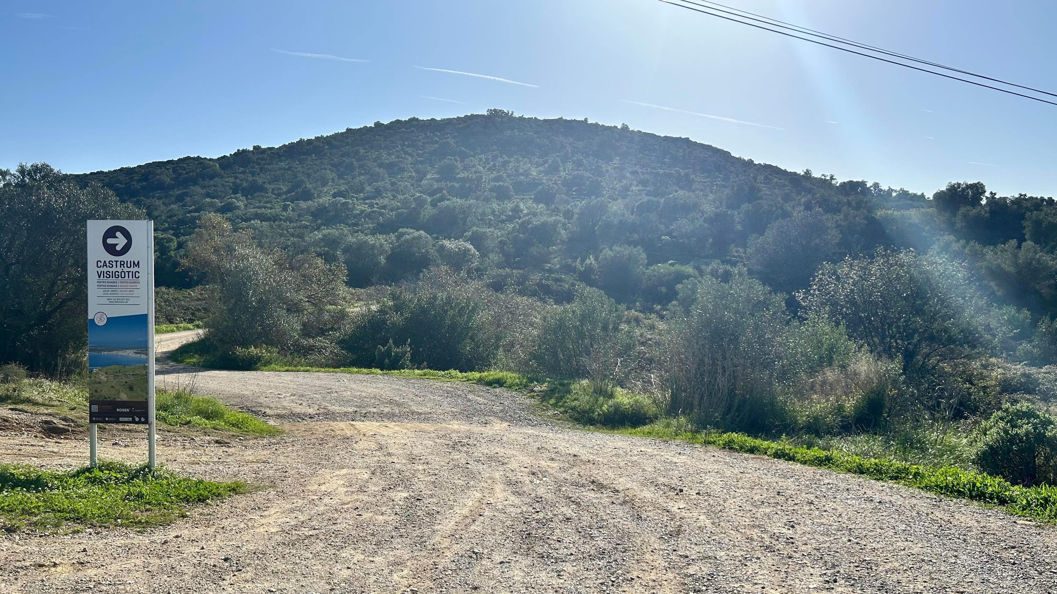 D : Ruines du Castrum wisigothique