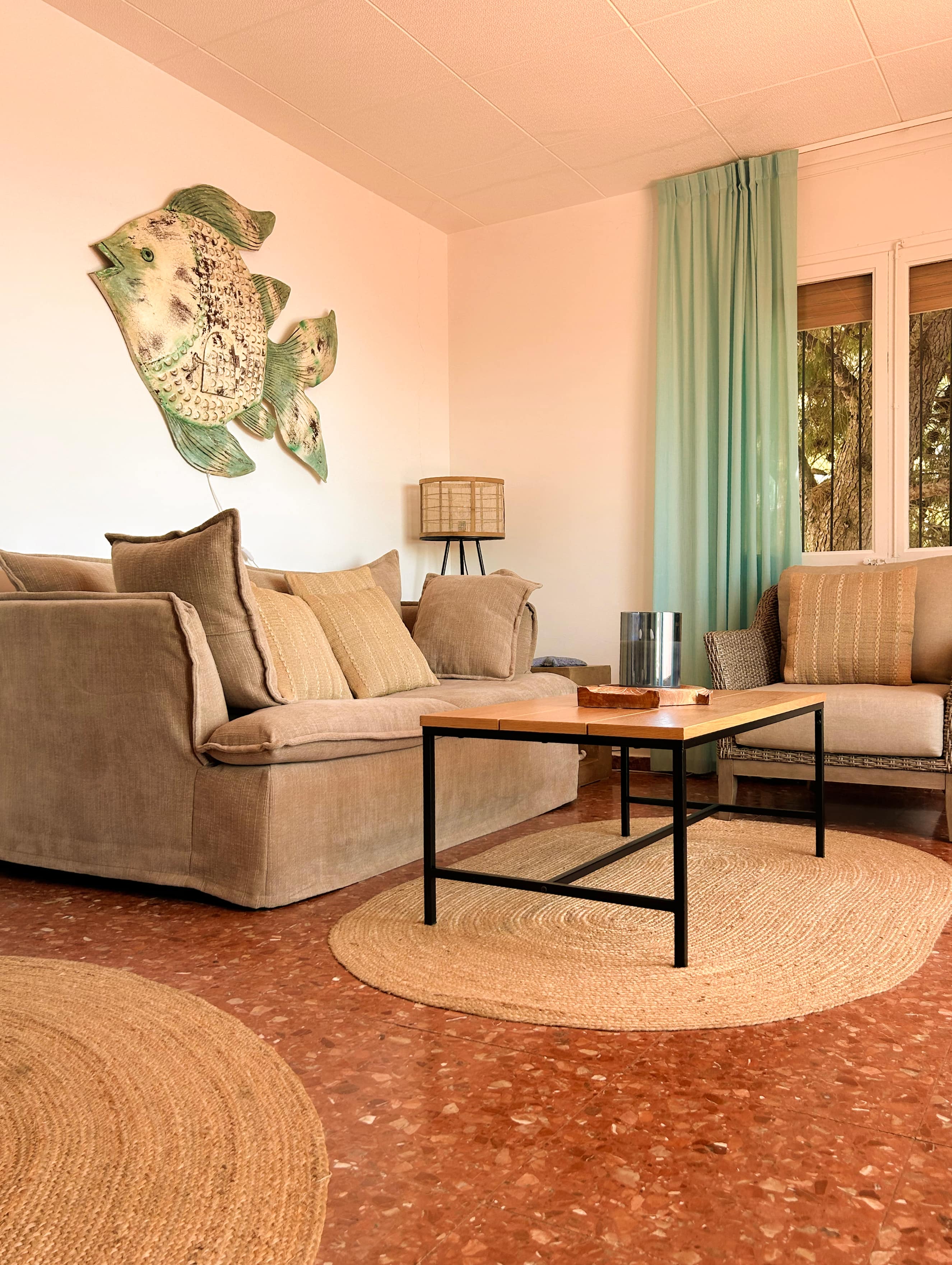 Living room in Casdanna 2 holiday apartment