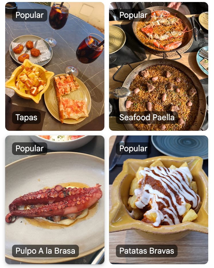 El Trapella Restaurante Menú