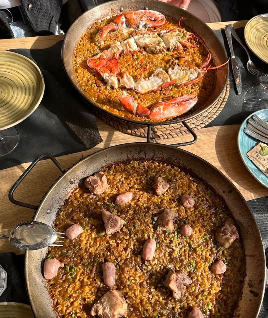 Paella del restaurante El Trapella Canyelles Petites