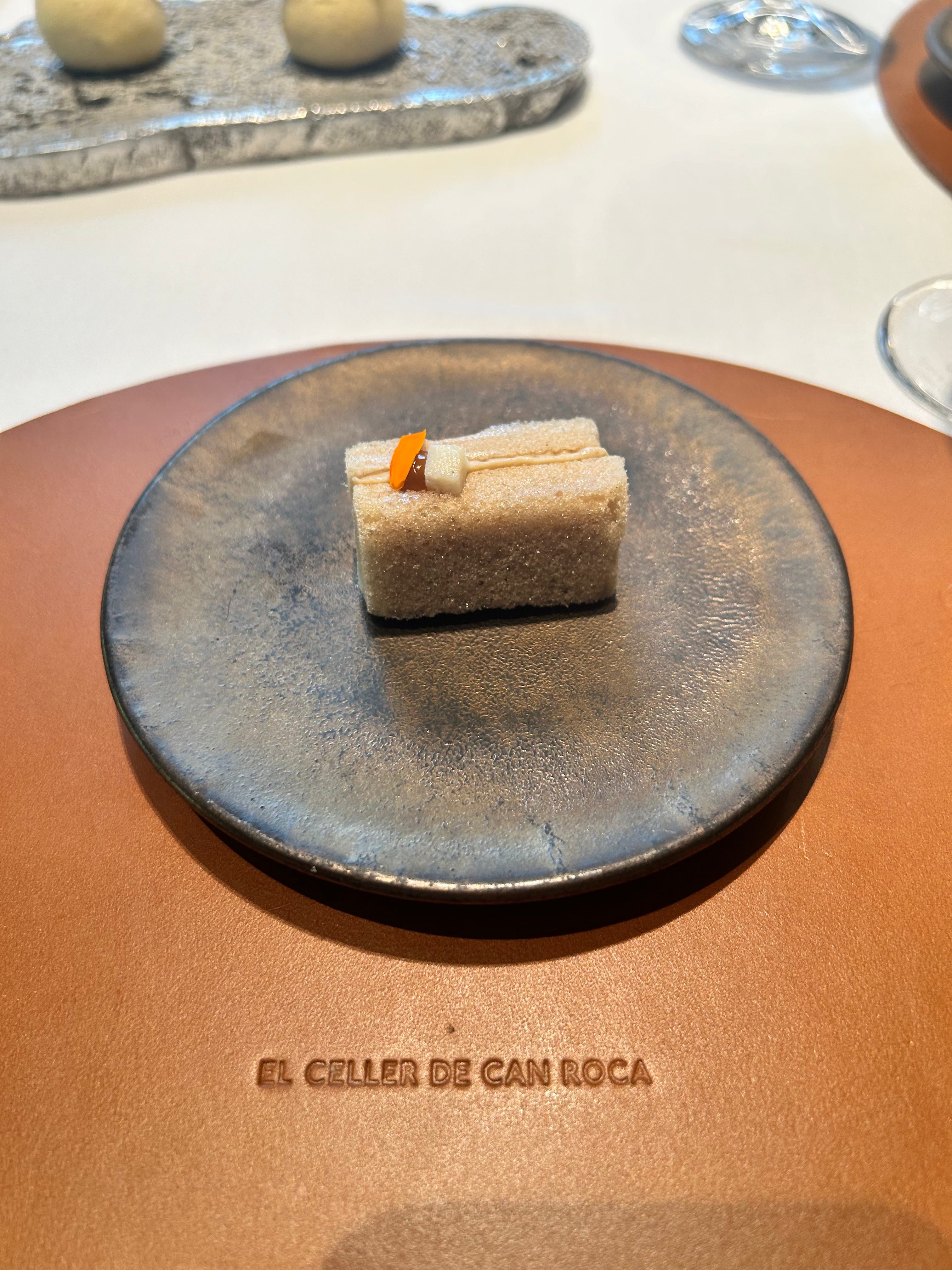 Plato del restaurante Celler de Can Roca